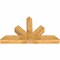 Ekena Millwork Saratoga Rough Sawn Timber Gable Bracket, Western Red Cedar, 60"W x 35"H x 6"D x 6"F, 14/12 Pitch GBW060X35X0606SAR00RWR - alternate 3